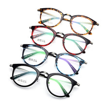 Carica l&#39;immagine nel visualizzatore di Gallery, Gmei Optical Retro Full Rim Round Women Optical Eyeglasses Frames Female Myopia Presbyopia Eyewears 5 Colors Optionals M007