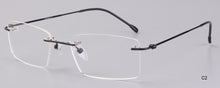 Load image into Gallery viewer, Super light optical Glasses male Thin wire glasses for reading myopia eye black rimless Women Men Eyeglasses montures de lunette