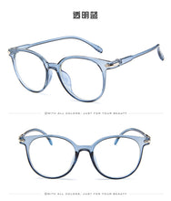 Load image into Gallery viewer, Cute Clear/Transparent/Fake Glasses Frame No Dioptric New Round Eyeglasses Women Fashion Round Eye Glasses Frame For Female