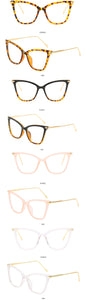 Lady Cat Eye Glasses Frames For Women Sexy Oversized Metal Frame Brand Designer Optical EyeGlasses Eyewear