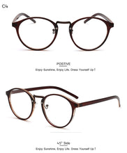 Load image into Gallery viewer, Cute Style Vintage Glasses Women Glasses Frame Round Eyeglasses Frame Optical Frame Glasses Oculos Femininos Gafas