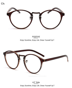 Cute Style Vintage Glasses Women Glasses Frame Round Eyeglasses Frame Optical Frame Glasses Oculos Femininos Gafas