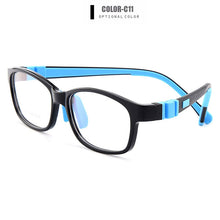 Load image into Gallery viewer, Gmei Optical Children&#39;s Glasses Ultra-light Flexible TR90 Silica Gel Comfortable Safe Full Rim Kids Eyeglass Frames CX67003