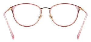 Women Metal Plastic Fashion Eyeglasses Round Vintage Glasses Frame For Prescription Lenses Myopia Reading Progressive