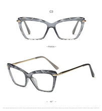 Load image into Gallery viewer, Women Metal Legs Brand Designer Eyeglasses Optical Acetate Rim Spectacles for Women Eyewear Glasses Frame Fashion Styles