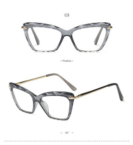 Women Metal Legs Brand Designer Eyeglasses Optical Acetate Rim Spectacles for Women Eyewear Glasses Frame Fashion Styles
