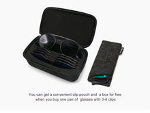 Load image into Gallery viewer, Bauhaus Brand Classic Clip On Sunglasses Men Women Magnet Eyewear Glasses Frames ultem Optical Glasses Frame