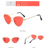 Carica l'immagine nel visualizzatore di Gallery, Sexy Small Vintage Cat Eye Sunglasses Women Vintage Red Black Sun Glasses Female Ladies Cateyes Sunglass 2022 Retro Glasses