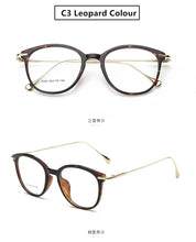 Load image into Gallery viewer, New Arrival TR90 Retro Style Memory Women Eye Glasses Frame Quality Fashion Round Style Spectacle Round Eyewear For Women