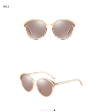 Load image into Gallery viewer, AEVOGUE Polarized Sunglasses Women Cat Eye Luxury Oversized Transparent Frame Gradient lens Sun Glasses Female UV400 AE0634