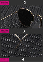 Load image into Gallery viewer, 2022 Retro Round Sunglasses Women Brand Designer Sun Glasses For Women Alloy Mirror Sunglasses female oculos de sol