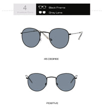 Carica l'immagine nel visualizzatore di Gallery, New Classic Round Sunglasses Women/Men Small Vintage Retro Sun Glasses Female Ladies Driving Metal Eyewear Oculos De Sol