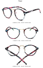 Carica l&#39;immagine nel visualizzatore di Gallery, Transparent round glasses clear frame Women Spectacle myopia glasses  Men EyeGlasses Frame nerd optical frames clear