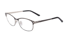 Carica l&#39;immagine nel visualizzatore di Gallery, Occhiali da vista di marca di moda Montature metalliche da donna mezzo bordo placcato montature per occhiali da vista oculos de grau femininos SR8003