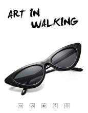 Load image into Gallery viewer, New Retro Fashion Sunglasses Women Brand Designer Vintage Cat Eye Black White Sun Glasses Female Lady UV400 Oculos