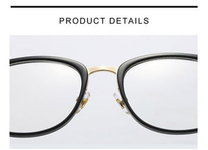 Vintage Optical Eyeglasses Women Frame Oval Metal Unisex Spectacles Female Eye Glasses oculos de Eyewear Prescription Glasses