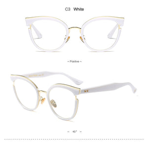 Woman Semi-Transparent Acetate Optical Eyeglasses Fashion Frame Spectacles for Women Prescription Eyewear Glasses Frame