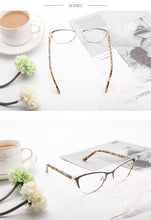 Load image into Gallery viewer, Metal Women Fashion Cat Eye Eyeglasses Frame Optical Glasses Frames Retro Eyeglasses Transparent Computer Glasses For Women