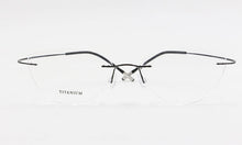 Load image into Gallery viewer, Rimless Glasses Frame Women Titanium Ultralight Eyeglasses Prescription Frameless Cat Eye Eyewear Myopia Optical Frame