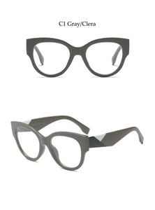 Female Cat Eye Glasses Spectacle Frame Women Eyeglasses Computer Myopia Vintage Ladies Eyewear Clear Lens Glasses