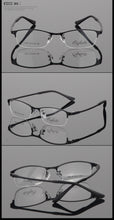 Carica l&#39;immagine nel visualizzatore di Gallery, Women Metal Alloy Glasses Frame Ultra-light Frames Half Rim Optical Eyeglass Frame Colorful Eyewear TR Legs