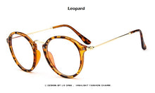 Load image into Gallery viewer, Transparent Retro Women Glasses Frame Fashion Men Eyeglasses Frame  Round Clear Lens Glasses Optical Spectacle Frame