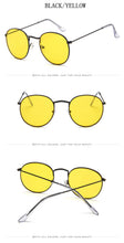Load image into Gallery viewer, 2022 Retro Round Sunglasses Women Brand Designer Sun Glasses For Women Alloy Mirror Sunglasses female oculos de sol