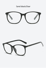 Carica l&#39;immagine nel visualizzatore di Gallery, Retro Glasses Transparent Square Optical EyeGlasses Frames Women Brand Designer Clear Fashion Fake Glasses Large Frames Eyewear
