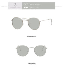 Carica l'immagine nel visualizzatore di Gallery, New Classic Round Sunglasses Women/Men Small Vintage Retro Sun Glasses Female Ladies Driving Metal Eyewear Oculos De Sol