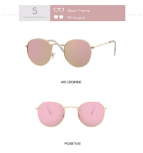Carica l'immagine nel visualizzatore di Gallery, New Classic Round Sunglasses Women/Men Small Vintage Retro Sun Glasses Female Ladies Driving Metal Eyewear Oculos De Sol