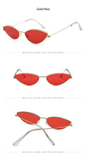 Load image into Gallery viewer, Cute Sexy Cat Eye Sunglasses Women Retro Small Black Red Pink Cateye Sun Glasses Female Vintage Shades For Women