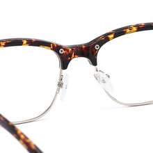 Load image into Gallery viewer, Gmei Optical Full-Rim Tortoiseshell Women Browline Glasses Frames Prescription Eyeglasses Men Retro Glasses Frame Eyewear H8029