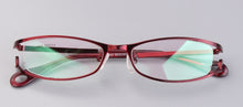 Load image into Gallery viewer, full Frames ladies Optics Eyeglasses women Clear Glasses Men Optical Metal Eye Glasses Frame red white for prescription eye