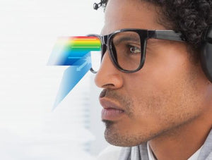 1.61 Index Super Thin Anti Blue Ray Lenses Prescription Eyeglass Lens For Computer Glasses