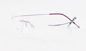 Rimless Glasses Frame Women Titanium Ultralight Eyeglasses Prescription Frameless Cat Eye Eyewear Myopia Optical Frame