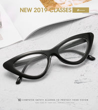 Load image into Gallery viewer, Cat Eye Myopia Clear Glasses Frame Women Designer Eyeglasses For Sight Optical Frames Black Red Pink Nerd Glasses Oculos De Grau