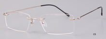 Load image into Gallery viewer, Super light optical Glasses male Thin wire glasses for reading myopia eye black rimless Women Men Eyeglasses montures de lunette