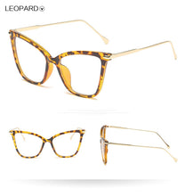 Load image into Gallery viewer, Oulylan Transparent Glasses Cat Eye Glasses Frames for Women Men Clear Optical Eyeglasses Computer Eyewear