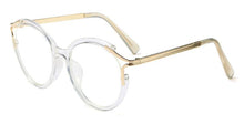 Load image into Gallery viewer, Lady Metal Hollow Round Glasses Frames For Women Cat Eye Brand Designer Optical EyeGlasses Fashion Eyewear