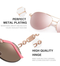 Carica l'immagine nel visualizzatore di Gallery, Pink Sunglasses Women 2022 Pilot Vintage Female Sun Gasses UV 400 White Shades Zonnebril Dames Oculos Feminino De Sol