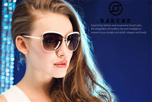 Load image into Gallery viewer, Polarized Ladies Sunglasses Women Gradient Lens Round Sun Glasses Square Luxury Brand Oculos Lunette De Soleil Femme