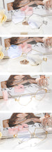 Load image into Gallery viewer, New Pattern Hexagon Glasses Personality Palm Spectacle Frame Pearl Nose Support Men And Women Plain Glass Mirror Fund