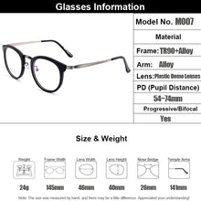 Carica l&#39;immagine nel visualizzatore di Gallery, Gmei Optical Retro Full Rim Round Women Optical Eyeglasses Frames Female Myopia Presbyopia Eyewears 5 Colors Optionals M007
