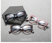 Load image into Gallery viewer, Female Cat Eye Glasses Spectacle Frame Women Eyeglasses Computer Myopia Vintage Ladies Eyewear Clear Lens Glasses