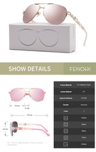 Carica l'immagine nel visualizzatore di Gallery, Pink Sunglasses Women 2022 Pilot Vintage Female Sun Gasses UV 400 White Shades Zonnebril Dames Oculos Feminino De Sol