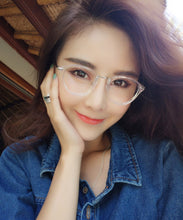 Load image into Gallery viewer, Women Anti Blue Glasses Frame Men Eyeglasses Frame Vintage Round Clear Lens Glasses Optical Spectacle Frame