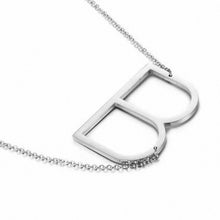 Load image into Gallery viewer, New Minimalist Gold Rose Gold Silver Color 26 A-Z Letter Name Initial Necklaces For Women Long Big Letter Pendant Necklace