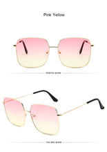 Load image into Gallery viewer, Oversized Shades Women Sunglasses Black Fashion Square Big Frame Sunglasses Female Vintage Retro Glasses Unisex Oculos Feminino