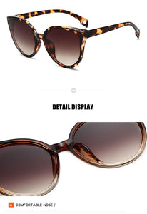 LongKeeper Sunglasses Cat Eye Women Men Sun Glasses Eyewear Eyeglasses Plastic Frame Clear Lens UV400 Shade Fashion Driving New