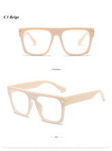 Load image into Gallery viewer, Acetate Square Glasses Frame Men Retro Metal Optical Eyewear Women Eyeglasses Frame Clear UV400 Brand Designer oculos